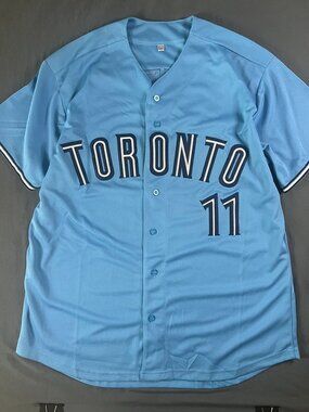 Toronto Bichette #11 Baseball Jersey Blue Men’s Large